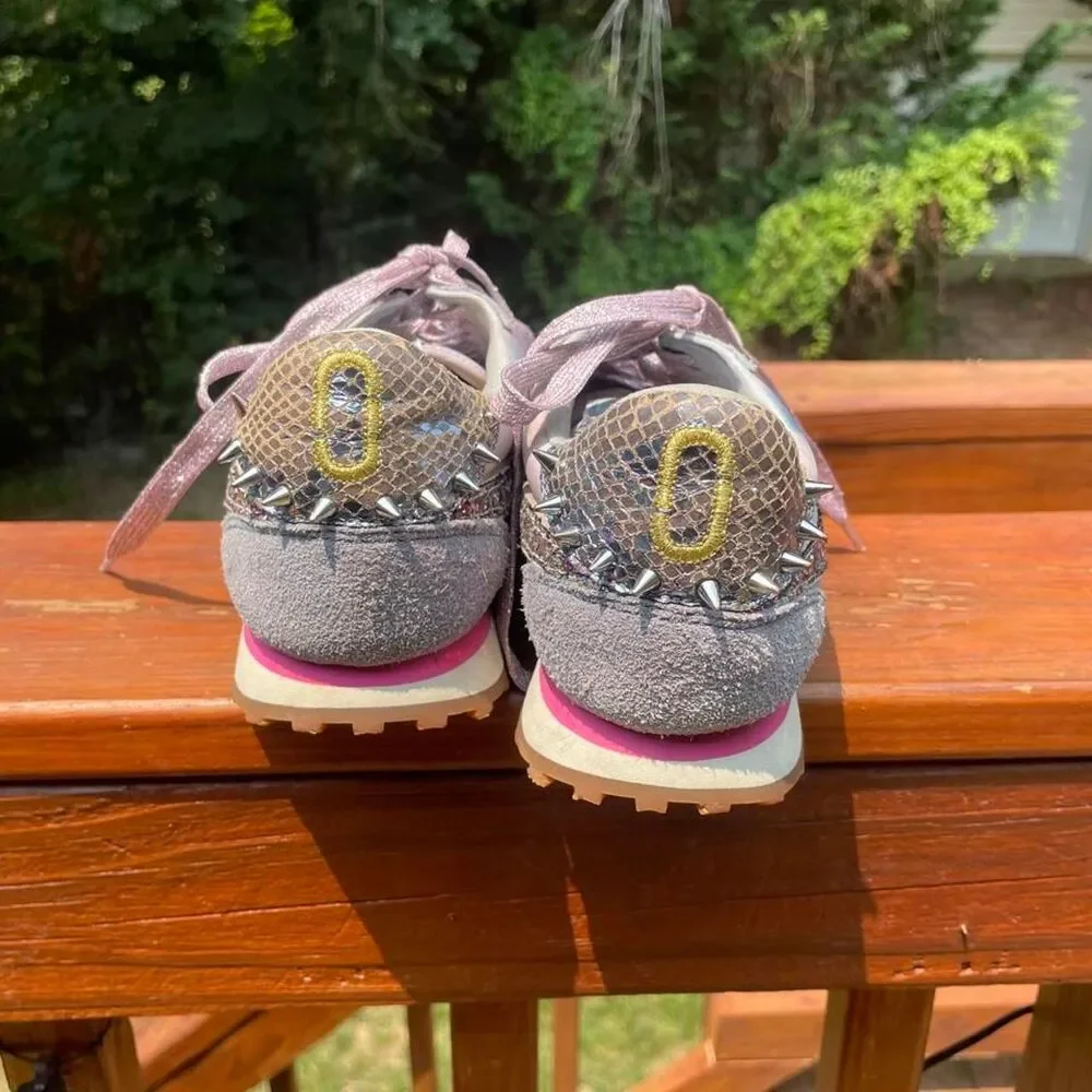 Womens 9 Marc Jacobs Astro bolt Y2K Fashion Sneakers